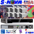 Hikvision NVR 4K 8CH  CCTV Security Camera System ColorVu DS-2CD2087G2-LU IP Lot