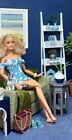 🛑 silver OCTAGON SIDE end TABLE living room FURNITURE dreamhouse 1/6 for BARBIE