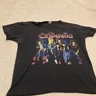 Vintage CINDERELLA Shirt Mens Large Night Songs World Tour 1986 Metal ORIGINAL