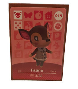 Fauna Animal Crossing Amiibo Card BRAND NEW, Authentic, In Sleeve