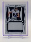 LEIGHTON VANDER ESCH 2022 NATIONAL TREASURES GAME USED PATCH /49 Q2005