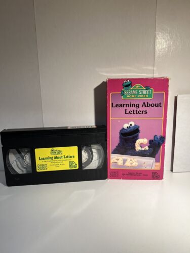 Sesame Street - Learning About Letters (VHS, 1996)