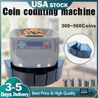 Digital Coin Counter Sorter Machine Automatic Electronic Count Change Money T5