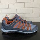 Merrell Coastrider, Men's Low-Top Athletic Hiking Shoes  Gray/ Orange Mesh Sz 11