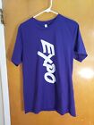 Purple Expo Marker Logo Cotton Whiteboard Teacher Professor T-Shirt Size L