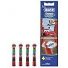 Oral-B Stages Power Kids Replacement Brush Heads Disney Cars Pack of 4