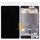 For ASUS Google Nexus 7 2nd ME571 LCD Display Touch Screen Digitizer Frame Parts