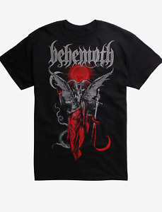 Behemoth Goat Demon T-Shirt Short Sleeve Cotton Black Men Size S to 5XL BE1221