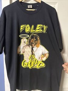 Vintage 1998 WWF Mankind Foley Is Good Shirt Wrestling XL
