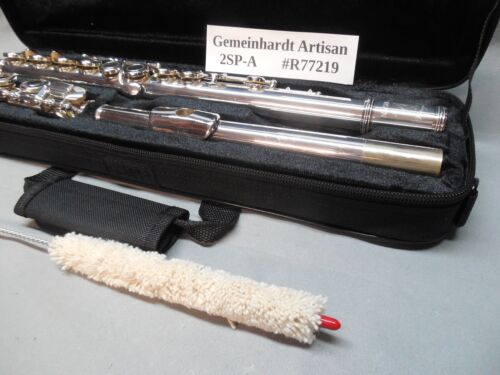 Gemeinhardt Artisan 2SP-A Silver Plated Flute w/ NEW Case - Near Mint Condition
