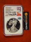 2019 S PROOF SILVER EAGLE NGC PF70 ULTRA CAMEO MIKE CASTLE FIRST DAY OF ISSUE