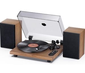 New Listing1 by ONE Record Player, Hi-Fi System Bluetooth Turntable Players with Speakers