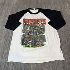 Rare Pierce The Veil Raglan T Shirt Mens Large Tour Band Colorful Gothic Graphic