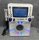 Karaoke System Singing Machine STVG785W Disco Lights With 1 Microphone in White