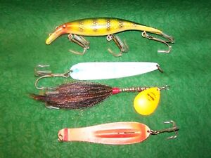 Lot of 4 Musky Lures - Used