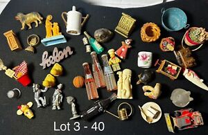 Vintage Junk Drawer Lot of 50 Misc Miniatures - Estate find treasures