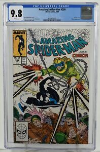 Amazing Spider-Man #299 CGC 9.8 (1988) Venom Cameo Appearance Marvel Comics