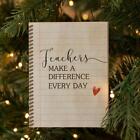 Teachers Make A Difference Notebook Hanging Xmas Tree Ornament FREE SHIPPING NEW