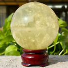 483G Natural yellow crystal quartz ball crystal ball sphere healing