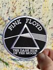 Pink Floyd Iron On Patch Dark Side Of The Moon Round Black White stitch