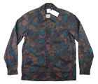 Paul Smith Over Shirt M Men's Slim Fit Floral Brown Green Jacket NWT $550