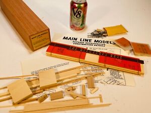 Vintage NIB 1960s Main Line Models O Scale Milwaukee Road Wood Reefer Car Kit