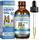 Hemp Oil For Dogs AND Cats Pain,Anxiety,Stress Calming Drops 100% Organic 60ML