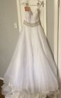 Discontinued size 8 wedding gown with train