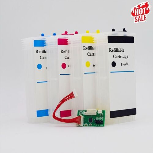 Refillable Ink Cartridge For HP10 82 Designjet DJ 500 500ps 800 800ps