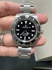 Rolex Submariner Mens Black Steel Automatic Ceramic Watch 114060LN