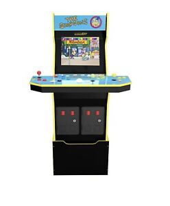 Arcade1Up THE SIMPSONS Arcade Machine Classic 2 GAMES WiFi RISER Lit Marquee NEW