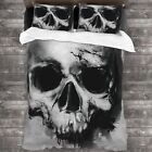3D Ink Gothic Skull Queen Bedding Set PillowCase Comfort Duvet Cover