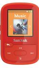 SanDisk 16GB Clip Sport Plus MP3 Player Red Bluetooth FM Radio NEW