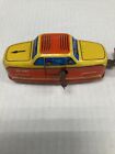 Vintage Wind Up German Tin Train Engine with car does not work properly