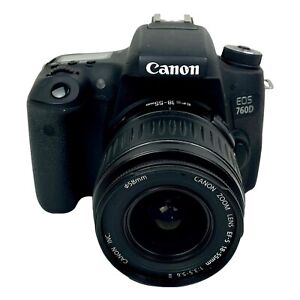 Canon EOS 760D Camera APS-C 24.2MP Sensor with EF-S 18-55mm LENS