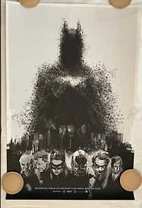 The Dark Knight Rises Jock Variant NOS Mondo News Poster 24 x 36” RARE