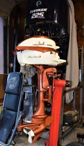 1958 Johnson 3hp outboard motor unrestored original condition