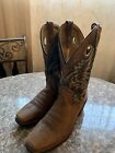 Laredo Stillwater Mens 10.5 D Leather Western Boots 68358 Cowboy Heel Square Toe