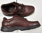 Mens Rockport Eureka Lace Up Walking Shoes Brown Leather  Sz 11 W - K71201
