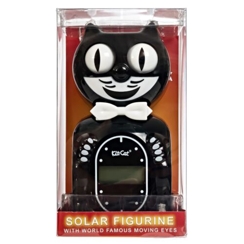 Kit-Cat Klock Digital Alarm  Solar-Powered   Eyes Move, 6