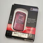 SanDisk Sansa Fuze+ Red MP3 Player 4 GB SDMX20R-004GR-A57 SEALED , NEW