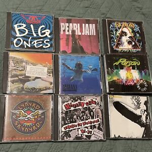 lot of 9 classic rock CD’s