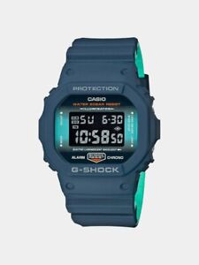 Casio G-Shock Fashion Resin Band Shock Resistant Navy Blue Casual  DW-5600CC-2D