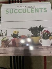 Succulents 2021 Calendar 12