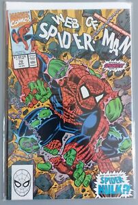 Web of Spider-man #70 - 1st Spider-Hulk 1990 Rare Retro Collectible Vintage