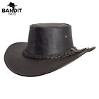 Bandit Hats Outlaw Pebble Leather Wide Brim Hat