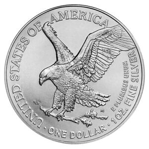 2024 American 1 oz .999 Fine Silver Eagle $1 Coin BU---Free Shipping
