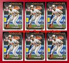 (x6) 2024 Topps Series 1 COLTON COWSER Baltimore Orioles rc #257 Rookie Card Lot