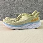 Hoka One One Clifton 8 Shoes Mens 11D Butterfly Yellow Athletic Running Sneakers