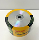 50 Kodak Blank 52X CD-R CDR 80min 700MB Media Disc 4895199900189 New 1210150